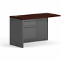 HON 38000 H38216L Return - 29.5" Height x 48" Width x 24" Depth - 2 x Box, File Drawer(s) - Waterfall Edge - Finish: Charcoal Product Image 