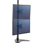 Fellowes Professional Series Freestanding Dual Stacking Monitor Arm, For 32" Monitors, 15.3" x 35.5" x 11", Black, Supports 17 lb View Product Image