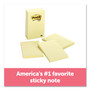 Post-it Notes Original Pads in Canary Yellow, Note Ruled, 4" x 6", 100 Sheets/Pad, 5 Pads/Pack View Product Image