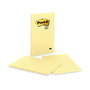 Post-it Notes Original Pads in Canary Yellow, Note Ruled, 5" x 8", 50 Sheets/Pad, 2 Pads/Pack (MMM663YW) View Product Image