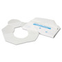HOSPECO Health Gards Toilet Seat Covers, Half-Fold, 14.25 x 16.5, White, 250/Pack, 10 Boxes/Carton View Product Image