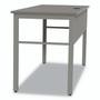 Linea Italia Urban Series Desk Workstation, 59" x 23.75" x 29.5", Ash View Product Image