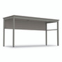 Linea Italia Urban Series Desk Workstation, 59" x 23.75" x 29.5", Ash View Product Image