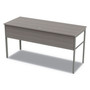 Linea Italia Urban Series Desk Workstation, 59" x 23.75" x 29.5", Ash View Product Image