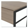 Linea Italia Urban Series Desk Workstation, 59" x 23.75" x 29.5", Natural Walnut (LITUR601NW) View Product Image