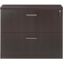 Safco Medina Mocha Laminate Office Unit - 1" Thickness Work Surface, 29.5" Height x 36" Width x 20" Depth Lateral File, 0" Thickness Table Top, 9.1" Height11.9" Depth Drawer - Beveled Edge - Material: Medium Density Fiberboard (MDF) - SAFMVLFLDC Product Image 