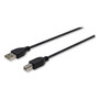 Innovera USB Cable, 10 ft, Black (IVR30005) View Product Image
