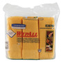 WypAll Microfiber Cloths, Reusable, 15.75 x 15.75, Yellow, 24/Carton View Product Image