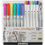 Zebra Creative Note Taking Set - Fine Pen Point - Fine Marker Point - Chisel, Bullet Marker Point Style - Felt Tip - Assorted Gel-based Ink Product Image 