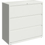 Lorell Fortress Series Lateral File - 42" Width x 18.6" Depth x 40.3" Height - 3 x Drawer(s) for File - Letter, Legal, A4 - Lateral - LLR00034 Product Image 