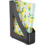 Deflecto AntiMicrobial Magazine File - Black - DEF63909 Product Image 