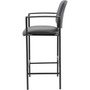 Boss Square Back Stool - Black Seat Color - Vinyl Seat Material - BOPB169503CS Product Image 