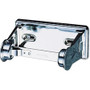 San Jamar Single-roll Toilet Tissue Dispenser - Roll Dispenser - 1 x Roll - 2.8" Height x 6" Width x 4.5" Depth - Chrome - Lockable, Anti-theft Product Image 