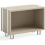 Safco Ready Beige Home Office Stackable Storage - Rectangle - 17.3" Height x 24" Width x 12" Depth Cabinet - Material: Wood - SAF5509WHNA Product Image 