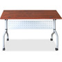 Lorell Flip Top Training Table - Rectangle Top - Four Leg Base - 4 Legs - 23.60" Table Top Width x 60" Table Top Depth - 29.50" Height x 59" Width x 23.63" Depth - LLR60720 Product Image 
