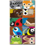 Ashley Keyhole Kritters Mini Whiteboard Erasers Pack - 2" Width x 1.25" Length - ASH78001 Product Image 