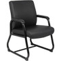 Boss Heavy Duty Guest Chair - Black Seat Color - Vinyl Seat Material - Black Frame Color - BOPB709 Product Image 