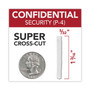 GBC AutoFeed+ Home Shredder, 60X, Super Cross-Cut, 60 Sheets - Continuous Shredder - Super Cross Cut - 6 Per Pass - for shredding Credit Card, Paper Clip, Staples, Paper - GBCWSM1757601 Product Image 
