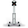DURABLE COWORKSATION Mobile TV Cart - 3 Shelf - 39.68 lb Load Capacity - 4 Casters - DBL370202 Product Image 