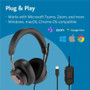 Kensington H2000 USB-C Over-Ear Headset - Stereo - USB Type C - Wired - Over-the-ear - Binaural - Circumaural - KMW83451 Product Image 