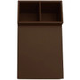 Dacasso Leather Coffee Condiment Organizer - Removable Lid - DACA3428 Product Image 