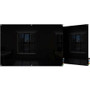 Ghent Harmony Dry Erase Board - 72" (6 ft) Width x 48" (4 ft) Height - Tempered Glass Surface - GHEHMYSM46BK Product Image 