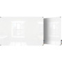 Ghent Harmony Dry Erase Board - 36" (3 ft) Width x 24" (2 ft) Height - Tempered Glass Surface - White Back - Rectangle - GHEHMYSM23WH Product Image 