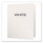 Oxford Twin-Pocket Folders with 3 Fasteners, 0.5" Capacity, 11 x 8.5, White, 25/Box View Product Image