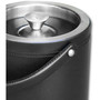 Dacasso Classic Leather Ice Bucket - Black - DACA1060 Product Image 