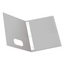Oxford Twin-Pocket Folders with 3 Fasteners, 0.5" Capacity, 11 x 8.5, Gray, 25/Box View Product Image