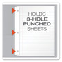 Oxford Twin-Pocket Folders with 3 Fasteners, 0.5" Capacity, 11 x 8.5, Gray, 25/Box View Product Image