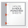 Oxford Twin-Pocket Folders with 3 Fasteners, 0.5" Capacity, 11 x 8.5, Gray, 25/Box View Product Image