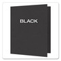 Oxford Twin-Pocket Folders with 3 Fasteners, 0.5" Capacity, 11 x 8.5, Black 25/Box View Product Image