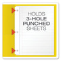Oxford Twin-Pocket Folders with 3 Fasteners, 0.5" Capacity, 11 x 8.5, Yellow, 25/Box View Product Image