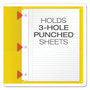 Oxford Twin-Pocket Folders with 3 Fasteners, 0.5" Capacity, 11 x 8.5, Yellow, 25/Box View Product Image