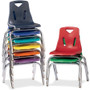 Jonti-Craft Berries Stacking Chair - Steel Frame Material - Four-legged Base - Yellow - JNT8140JC1007 Product Image 