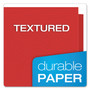 Oxford Twin-Pocket Folders with 3 Fasteners, 0.5" Capacity, 11 x 8.5, Red, 25/Box View Product Image