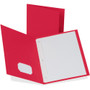 Oxford Letter Recycled Pocket Folder - 8 1/2" x 11" - 85 Sheets Capacity - 3 Fastener(s) - 1/2" for Folder - 2 Inside Front & Back Pocket(s) - (OXF57711) Product Image 