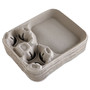Chinet StrongHolder Molded Fiber Cup/Food Trays, 8 oz to 44 oz, 2 Cups, Beige, 100/Carton (HUH20990CT) View Product Image