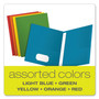 Oxford Twin-Pocket Folders with 3 Fasteners, 0.5" Capacity, 11 x 8.5, Assorted, 25/Box View Product Image