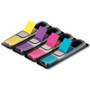 Post-it Flags Small Page Flags in Dispensers, 0.5 x 1.75, Four Colors, 35/Color, 4 Dispensers/Pack (MMM6834AB) View Product Image