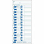 Lathem Universal Time Cards - 100 Sheet(s) - 4" x 9" Sheet Size - White - White Sheet(s) Product Image 