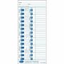 Lathem Universal Time Cards - 100 Sheet(s) - 4" x 9" Sheet Size - White - White Sheet(s) Product Image 