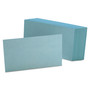 Oxford Unruled Index Cards, 3 x 5, Blue, 100/Pack View Product Image