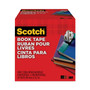 Scotch Book Tape, 3" Core, 4" x 15 yds, Clear View Product Image