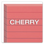 Oxford Ruled Index Cards, 3 x 5, Cherry, 100/Pack (OXF7321CHE) View Product Image