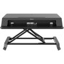 Fellowes Lotus LT Sit-Stand Workstation, 34.38" x 28.38" x 7.62", Black View Product Image