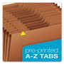 Pendaflex Heavy-Duty Open-Top Expanding Stadium File, 21 Sections, 1/3-Cut Tabs, Legal Size, Redrope View Product Image