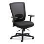 Alera Envy Series Mesh Mid-Back Multifunction Chair, Supports Up to 250 lb, 17" to 21.5" Seat Height, Black View Product Image