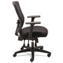 Alera Envy Series Mesh Mid-Back Multifunction Chair, Supports Up to 250 lb, 17" to 21.5" Seat Height, Black View Product Image